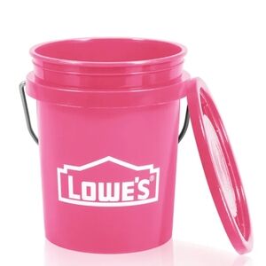 Lowe's Mini Pink Bucket with Lid